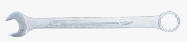 LLAVE COMBINADA EXTRALARGA XXL, 35 X 435 MM.