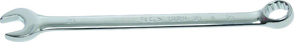 LLAVE COMBINADA EXTRALARGA PULIDA, 21 X 300 MM