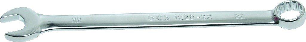 LLAVE COMBINADA EXTRALARGA PULIDA, 22 X 310 MM