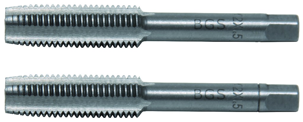 BLISTER 2 MACHOS DE ROSCAR M12 X 1.5, PRE & ACABADO