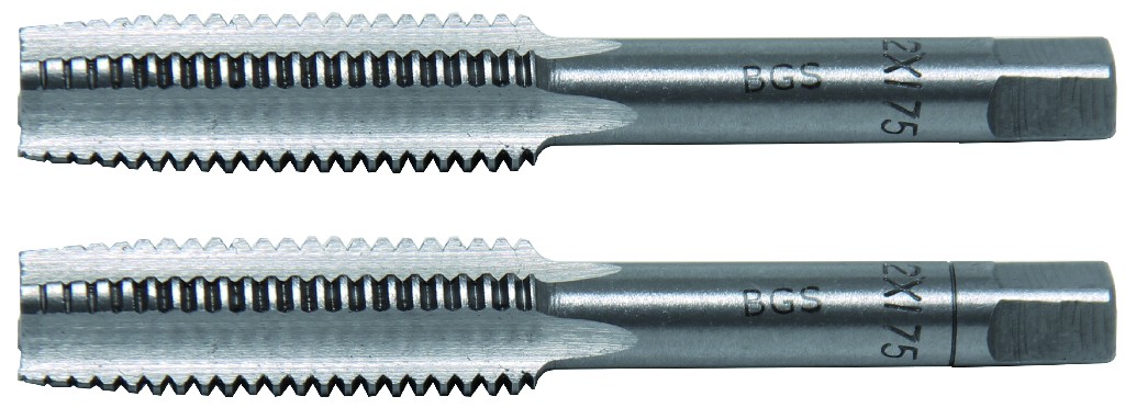 BLISTER 2 MACHOS DE ROSCAR M12 X 1,75, PRE & ACABADO