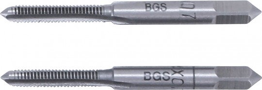 BLISTER 2 MACHOS DE ROSCAR M4 X 0,7, PRE & ACABADO