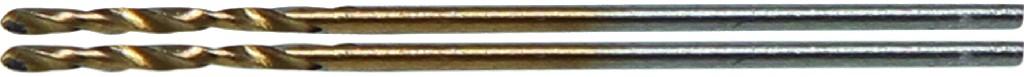 BLISTER 10 BROCAS HELICOIDALES ACERO HSS-G RECUBIERTO DE TITANIO, Ø 2,5 MM
