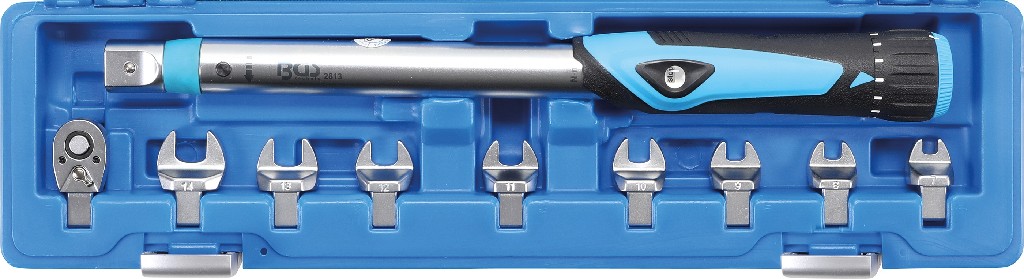 ESTUCHE LLAVE DINAMOMÉTRICA 9X12 (10-50 NM.) + CABEZAL 1/4
