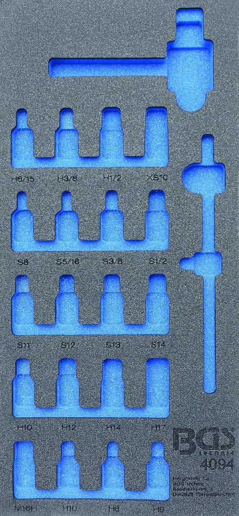 BANDEJA 1/3 VACIA DE POLIFOAM PARA GT104094