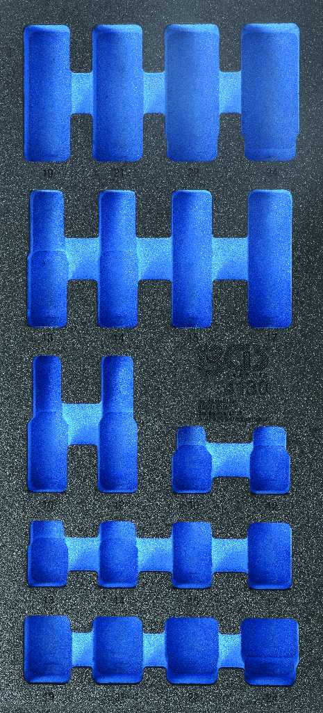 BANDEJA 1/3 DE POLIFOAM VACIO PARA GT104130