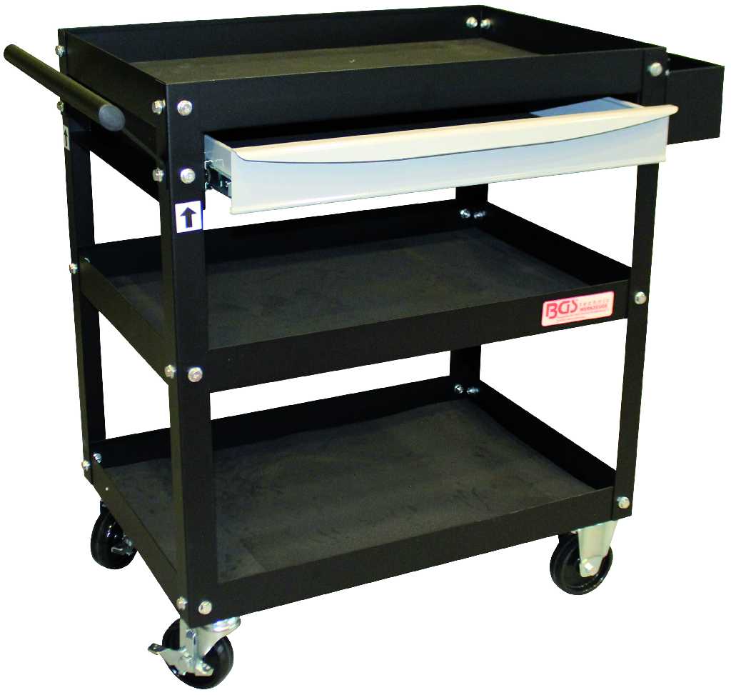 CARRO PORTAHERRAMIENTAS, 1 CAJÓN + 3 BANDEJAS (815 X 485 X 860 MM.)