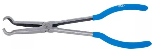 ALICATE EXTRALARGO PARA EXTRAER CAPUCHON DE BUJIAS CON PUNTA DE ANILLO Ø 13 MM, 275 MM.
