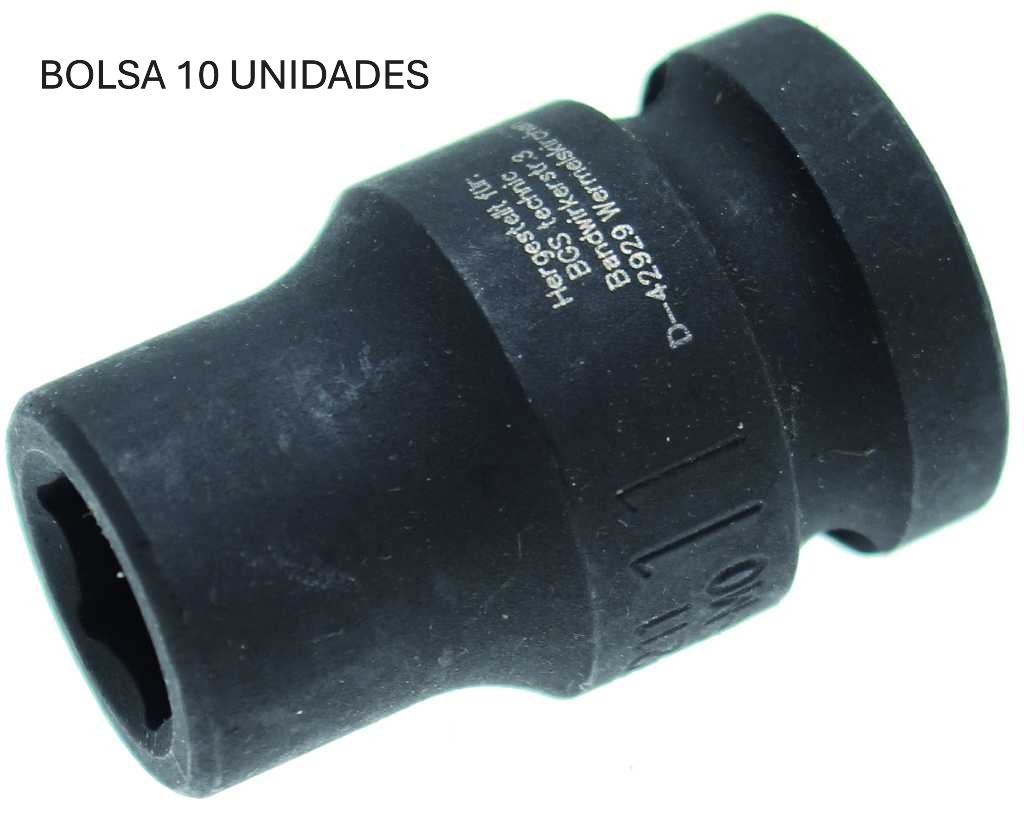 % BOLSA 10 VASOS  CORTOS  1/2