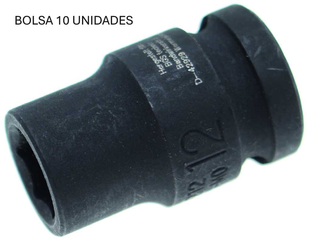 % BOLSA 10 VASOS  CORTOS  1/2