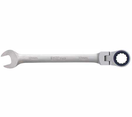 % @ LLAVE COMBINADA DE CARRACA ANGULO 0º, ARTICULADA 180º, 72D., 12 MM
