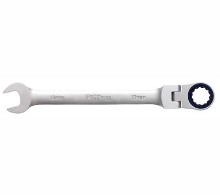 % @ LLAVE COMBINADA DE CARRACA ANGULO 0º, ARTICULADA 180º, 72D., 13 MM