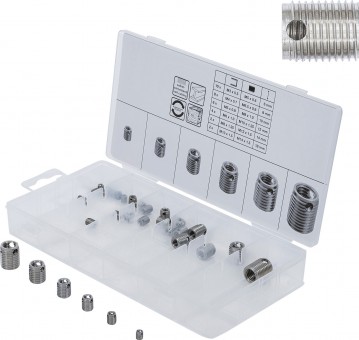 ESTUCHE DE 32 INSERTOS AUTORROSCANTES (M3 X 0,5 - M10 X 1,5 MM.)