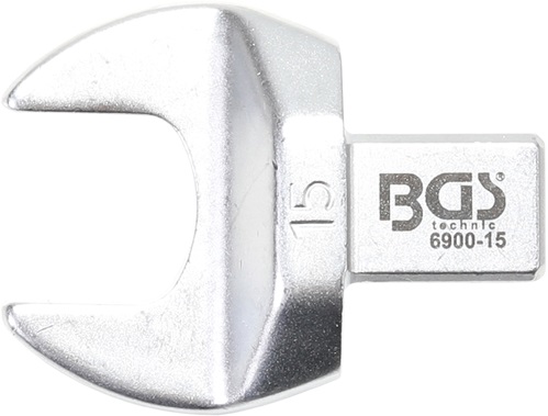 LLAVE INSERTABLE DE BOCA ABIERTA., 15 MM.