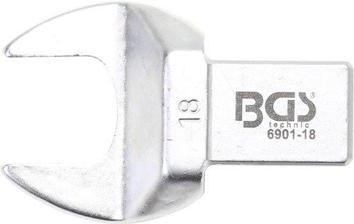 LLAVE INSERTABLE DE BOCA ABIERTA , 18 MM.