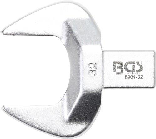 LLAVE INSERTABLE DE BOCA ABIERTA , 32 MM.