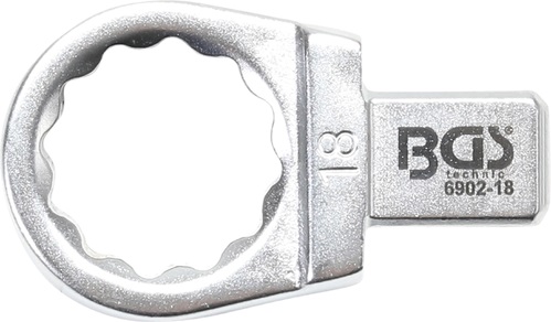 LLAVE INSERTABLE DE ANILLO BIHEX., 18 MM.
