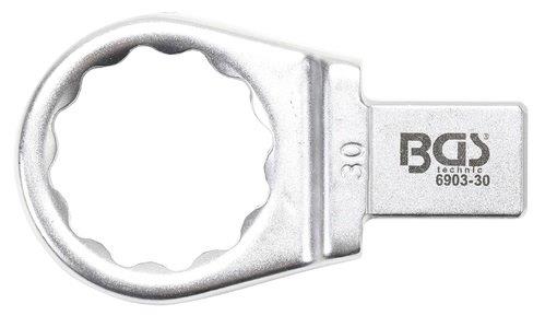 LLAVE DE ANILLO DE INSERCION CUADRADA, BIHEX., 32 MM.