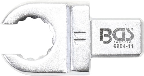 LLAVE INSERTABLE DE ANILLO ABIERTA BIHEX., 11 MM.