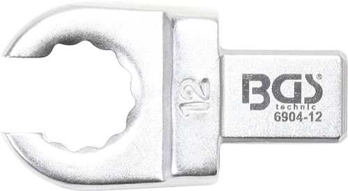 LLAVE INSERTABLE DE ANILLO ABIERTA BIHEX., 12 MM.