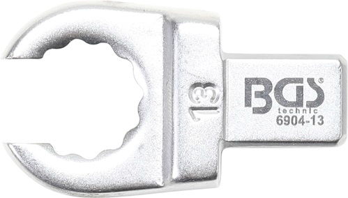 LLAVE INSERTABLE DE ANILLO ABIERTA BIHEX., 13 MM.