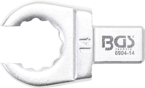 LLAVE INSERTABLE DE ANILLO ABIERTA BIHEX., 14 MM.