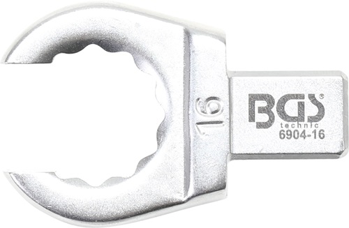 LLAVE INSERTABLE DE ANILLO ABIERTA BIHEX., 16 MM.