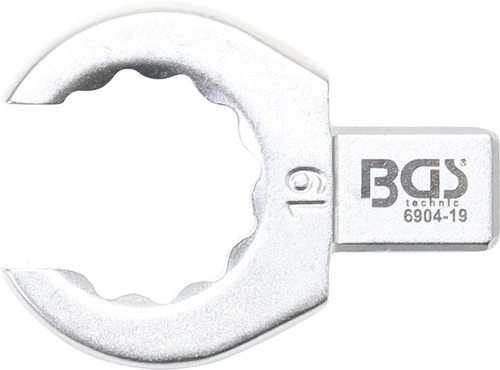 LLAVE INSERTABLE DE ANILLO ABIERTA BIHEX., 19 MM.