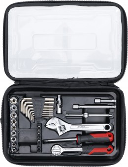 ESTUCHE 32 HERRAMIENTAS EN BOLSA PLEGABLE,  1/4