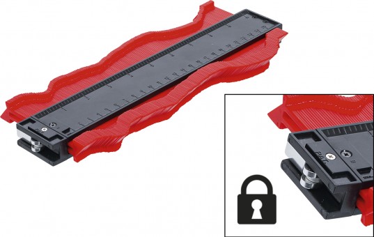 MEDIDOR DE CONTORNOS Y PERFILES , 250 MM - BLOQUEABLE