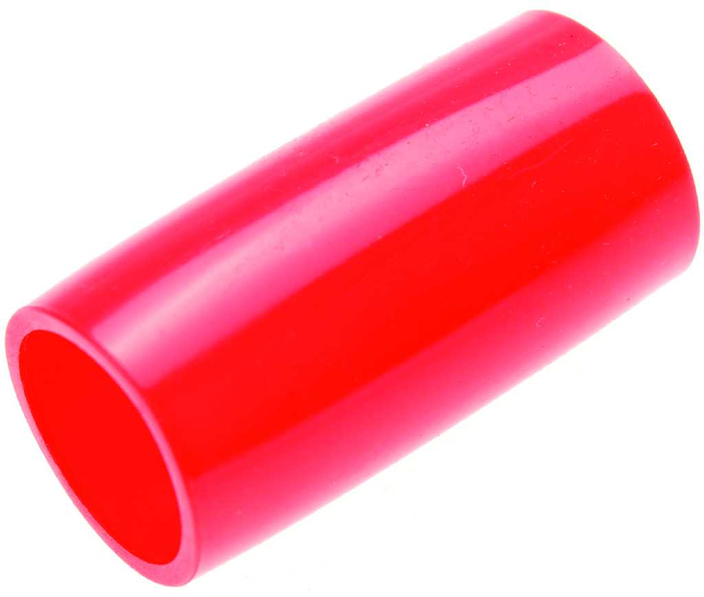 PROTECTOR PLASTICO ROJO PARA VASO LARGO 1/2