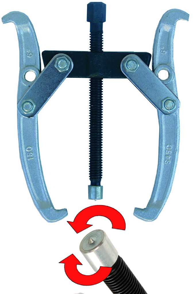 EXTRACTOR 2 PATAS REVERSIBLES, CAPACIDAD ( Ø 25 - 195 MM) Y PROFUNDIDAD 150 MM