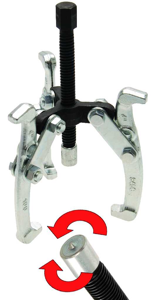 EXTRACTOR 3 PATAS REVERSIBLES, CAPACIDAD (Ø 20 - 110 MM.) Y PROFUNDIDAD 100 MM