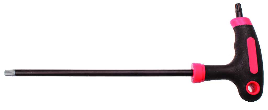 LLAVE ACODADA MANGO EN *T* DOBLE TORX, H , T25 X 210 MM., KRAFTMANN