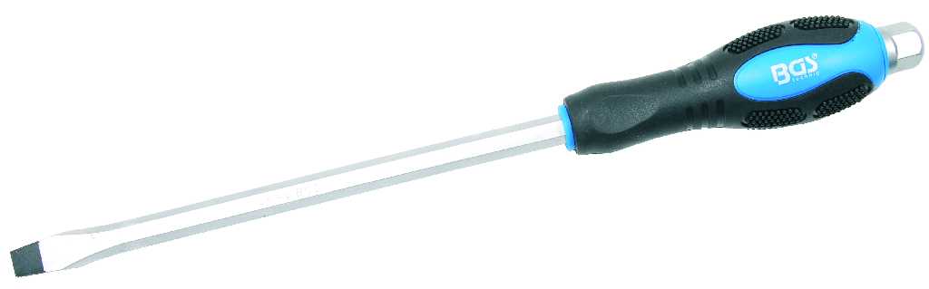 DESTORNILLADOR DE GOLPEO PLANO, PL9.5 X 200 MM., CON ZONA DE GOLPEO / APRIETE HEX.