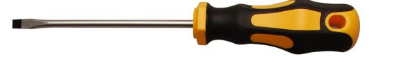 DESTORNILLADOR PLANO 6 X 125 MM. MANGO BICOLOR