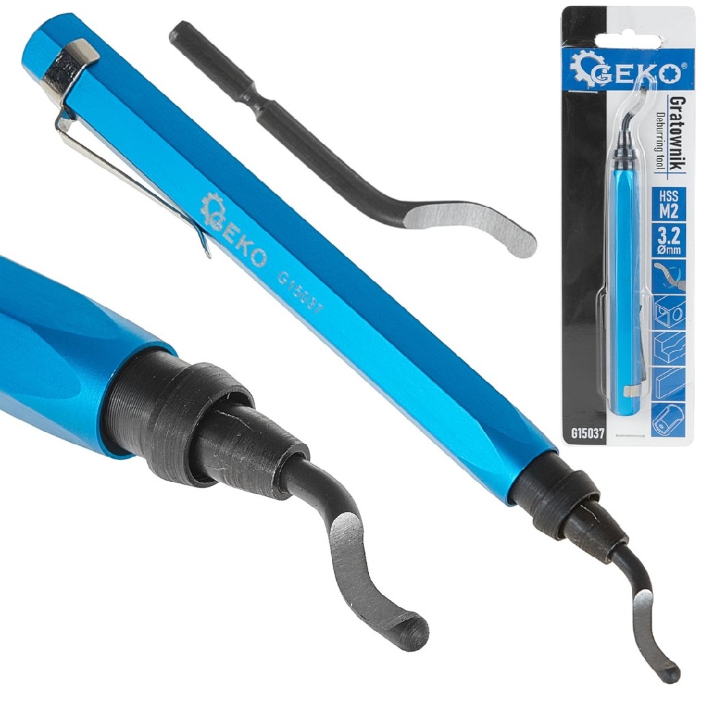 ESCARIADOR DE ALUMINIO 360º/Ø 3,2 MM. CON CUCHILLA REEMPLAZABLE ACERO HSS M2