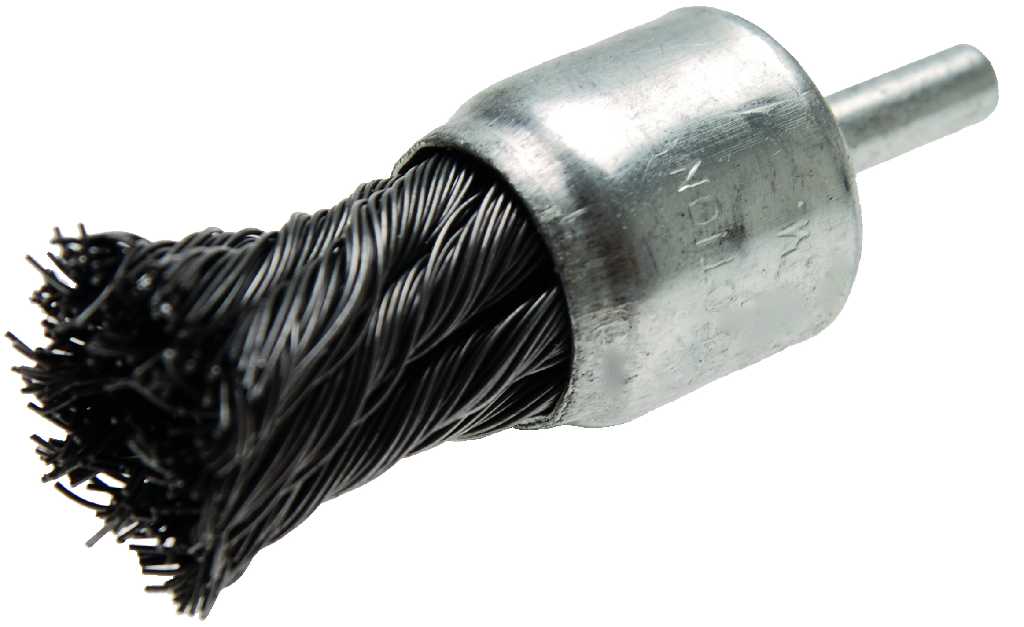 CEPILLO DE BROCHA  ACERO TRENZADO, Ø 6 X 20 MM.