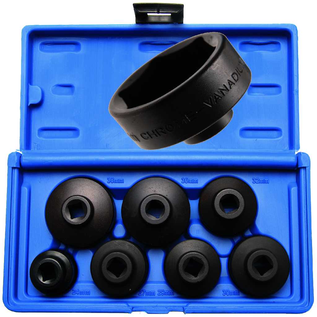 ESTUCHE 7 VASOS PERFIL BAJO 3/8
