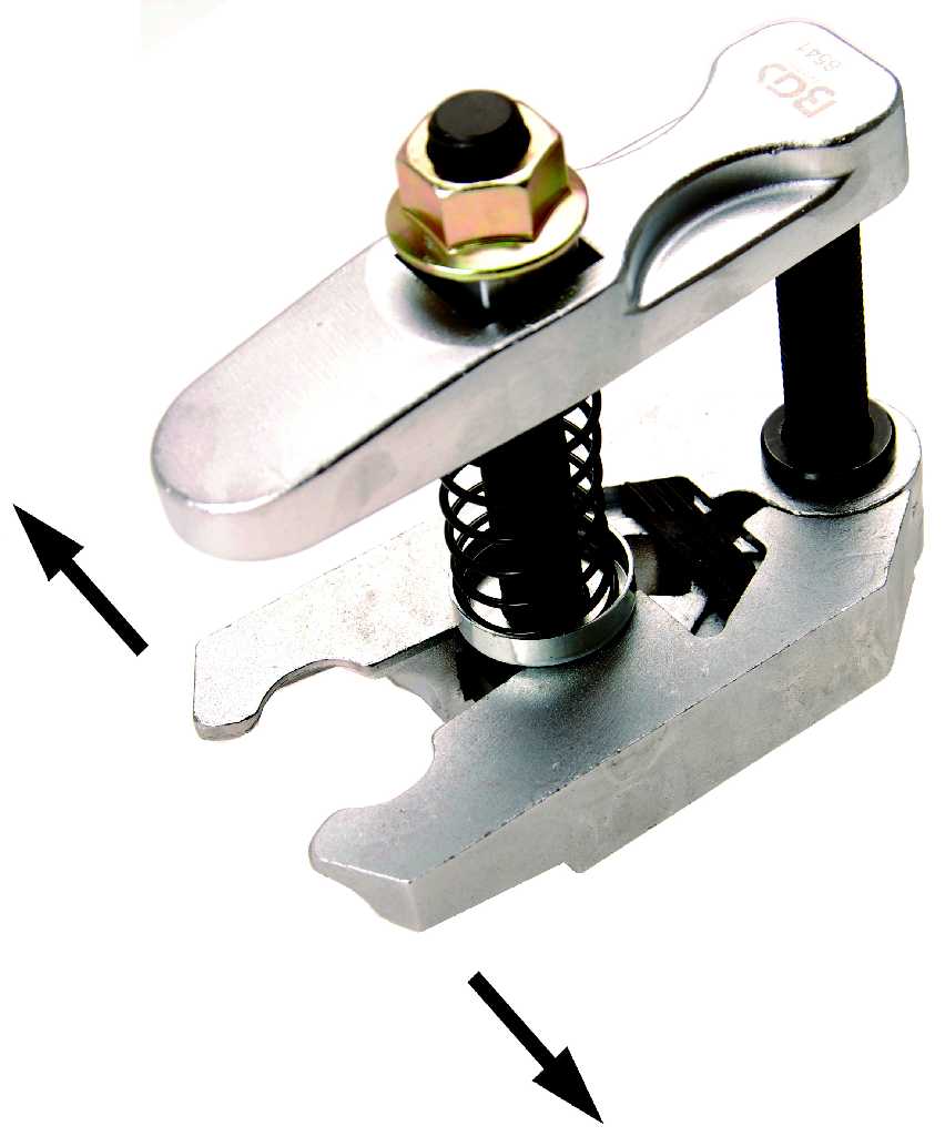EXTRACTOR DE ROTULAS, APERTURA AJUSTABLE POR MUELLE, Ø 20-30 MM, ANCHURA HASTA 70 MM.