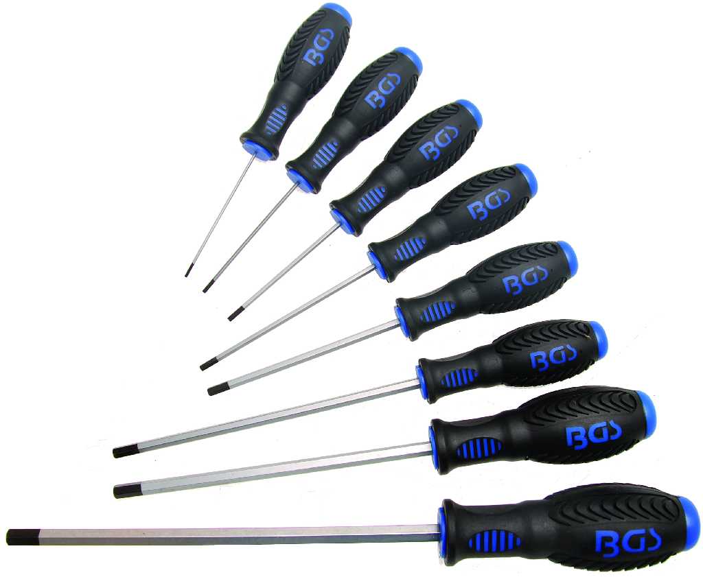 ESTUCHE 8 DESTORNILLADORES ALLEN (H1,5 X 75 - H8 X 200 MM)