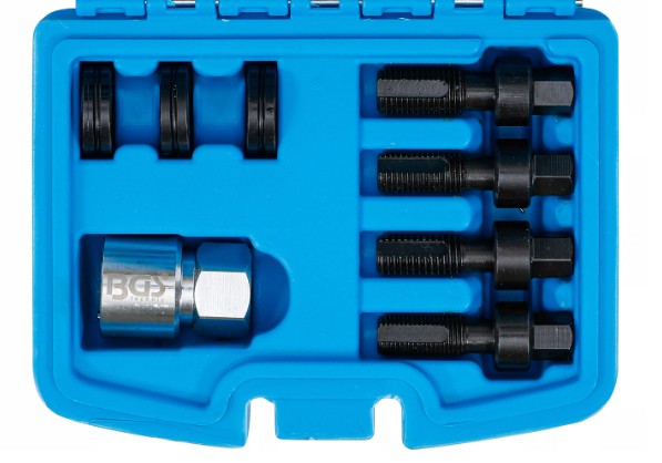 ESTUCHE 8 UTILES DE REPARACIÓN DE ROSCAS DE PERNOS Y TUERCAS DE RUEDA (M12 - M14)