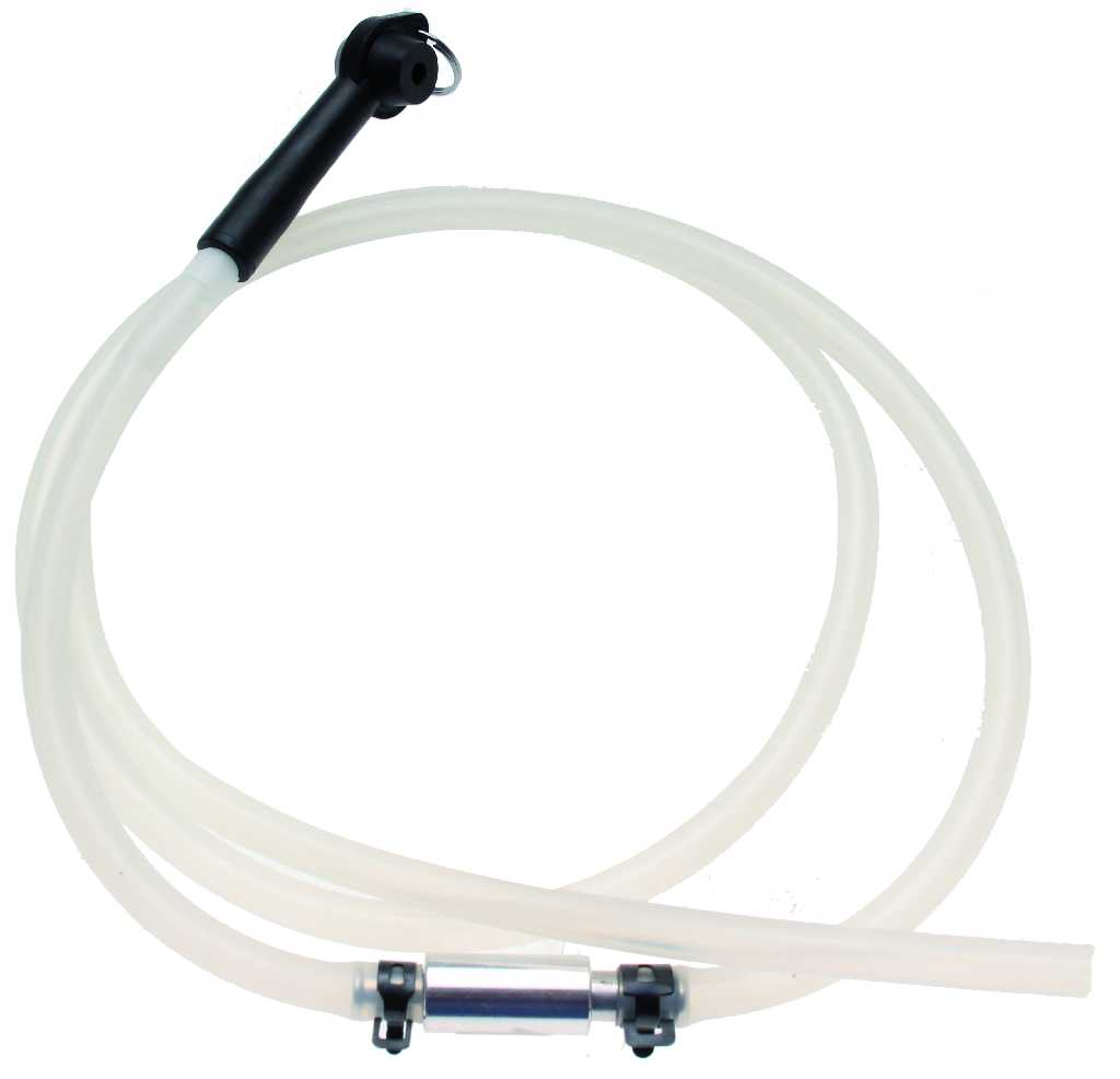 MANGUERA CON VALVULA PARA PURGADOR DE FRENOS, 1.200 MM