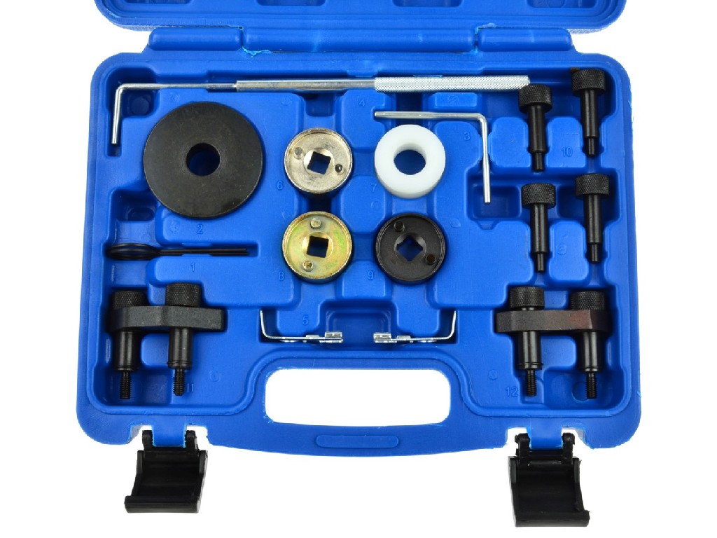ESTUCHE 16 UTILES BLOQUEO DISTRIBUCIÓN POR CADENA DE MOTORES GRUPO VAG 1.8/2.0 L FSI/TFSI