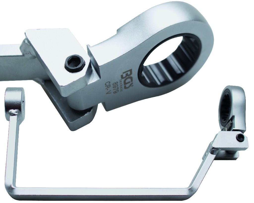 LLAVE ESPECIAL ACODADA CON CABEZA ARTICULADA BIHEX. Ø 27 MM. PARA PSA & FORD 2.0/2.2 L., TDCI/HDI