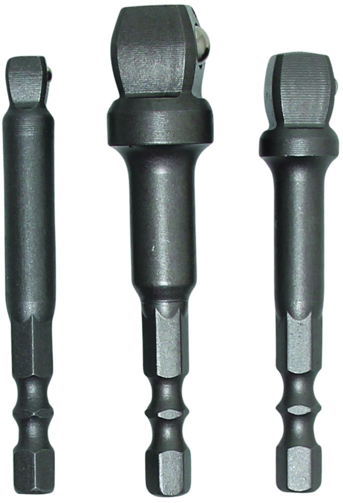BLISTER 3 ADAPTADORES PORTAVASOS PARA ATORNILLADOR 1/4