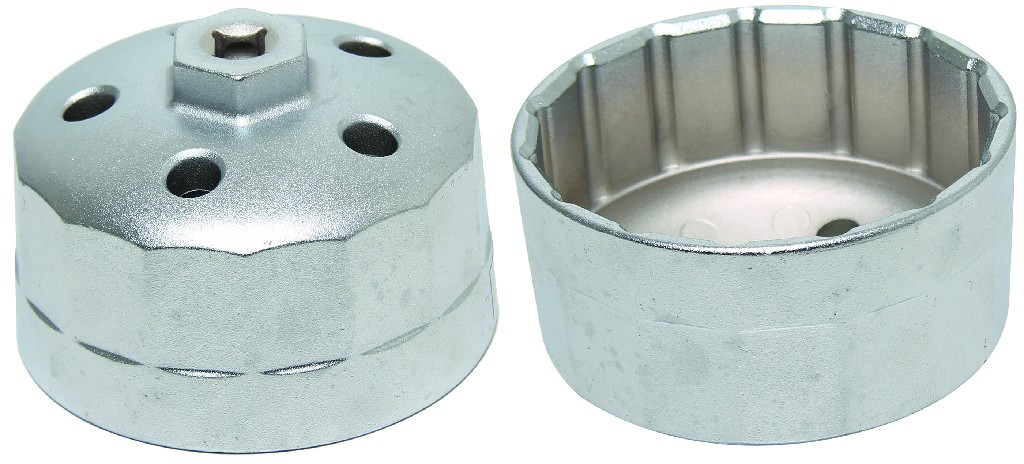 % CAZOLETA  EXTRACTORA DE FILTRO DE ACEITE DE ALUMINIO Ø 90,2 MM X 15 CARAS, PARA LAND ROVER