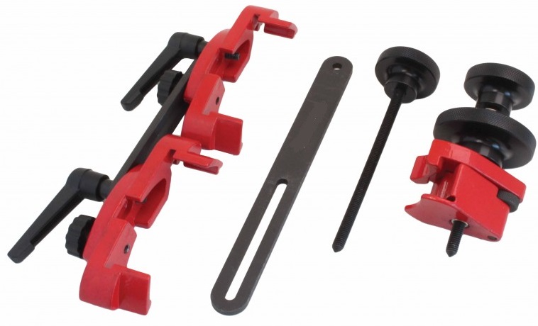ESTUCHE DE 4 UTILES BLOQUEO DE POLEA DE DISTRIBUCIÓN UNIVERSAL (AUDI-ALFA ROMEO-CHRYSLER-CITRÖEN-FORD-HONDA-HYUNDAI-ISUZU-LAND ROVER-LEXUS-MAZDA-MITSUBISHI-PEUGEOT-RENAULT-MG-SEAT-