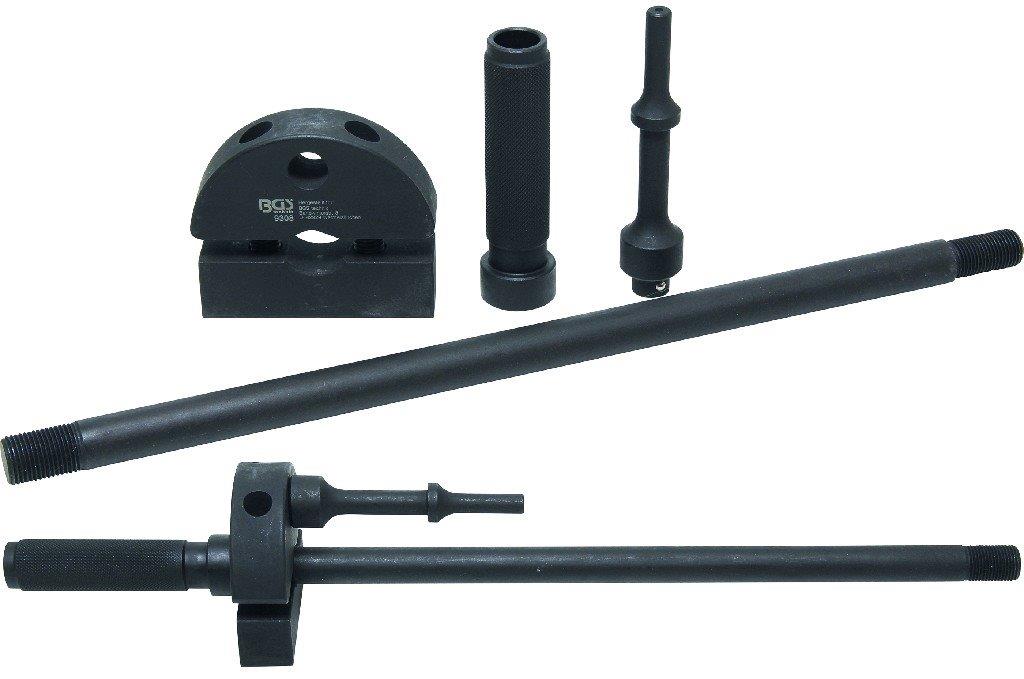 ESTUCHE 4 UTILES PARA EXTRACCIÓN DE INYECTORES CON MARTILLO CINCELADOR NEUMÁTICO
