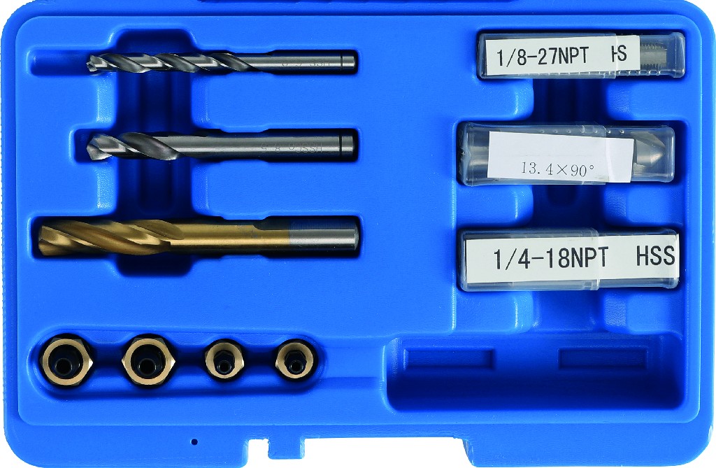 ESTUCHE 10 UTILES DE REPARACIÓN UNIVESAL DE VALVULA DE PURGADO DE PINZA DE FRENO. 1/4